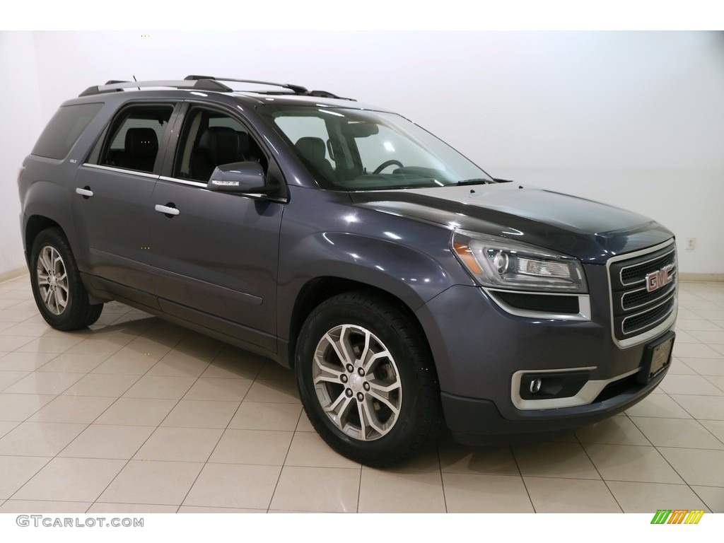 2014 Acadia SLT AWD - Atlantis Blue Metallic / Ebony photo #1