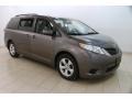 2011 Predawn Gray Mica Toyota Sienna LE  photo #1