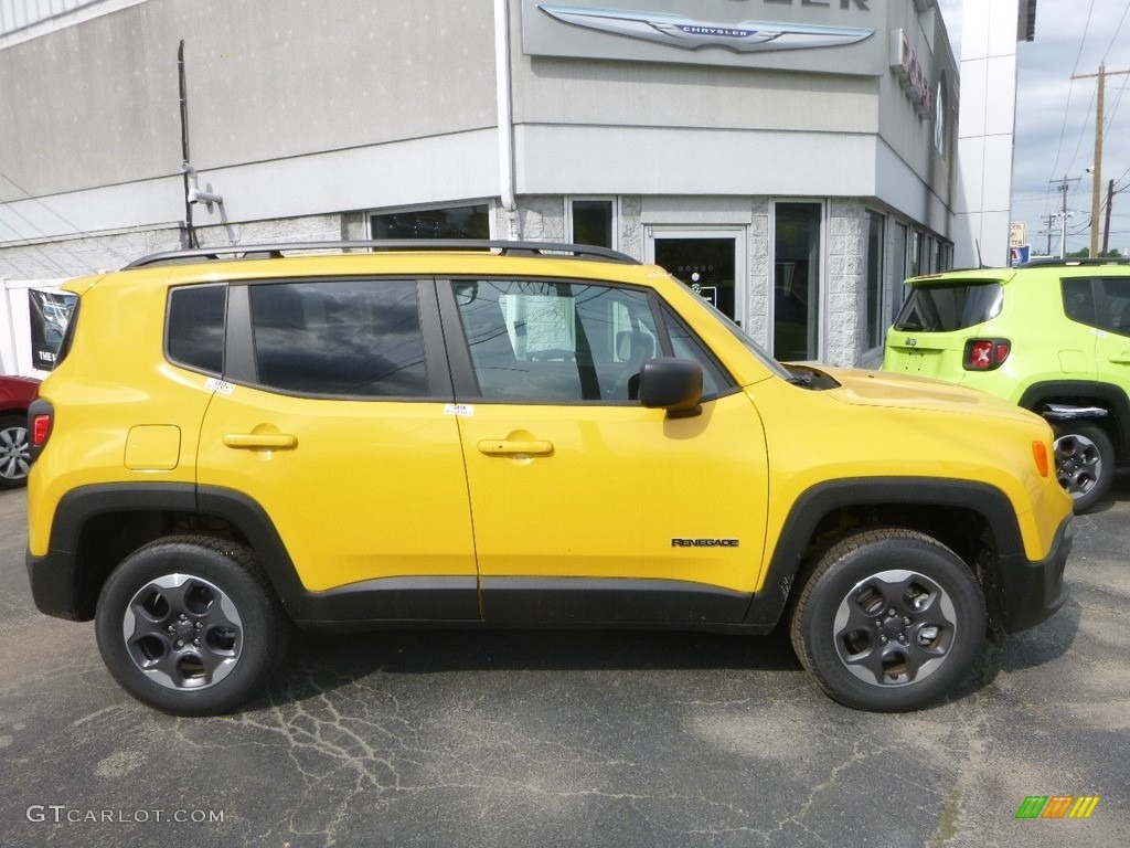 2018 Renegade Sport 4x4 - Solar Yellow / Black photo #6