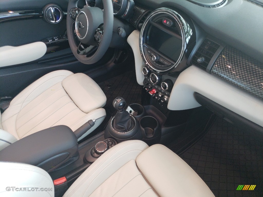 Satellite Grey Lounge Leather Interior 2019 Mini Convertible Cooper S Photo #127622122