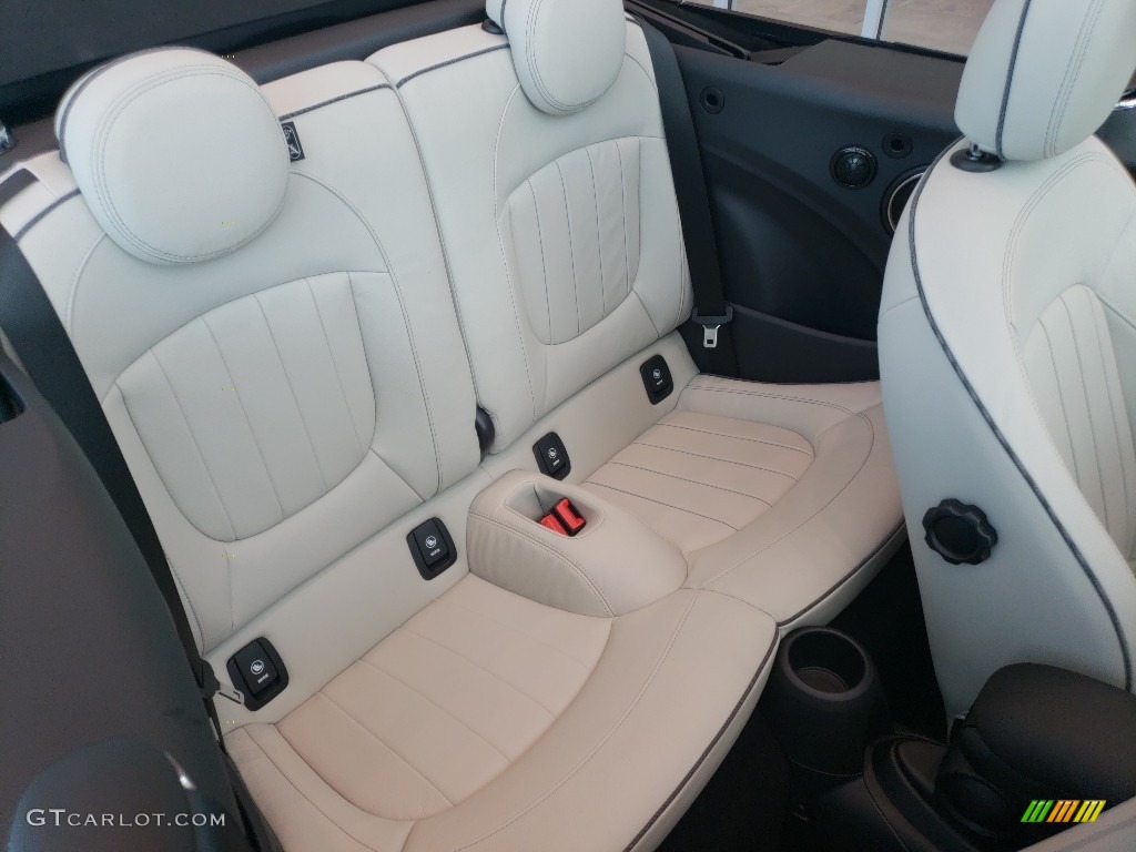 Satellite Grey Lounge Leather Interior 2019 Mini Convertible Cooper S Photo #127622149