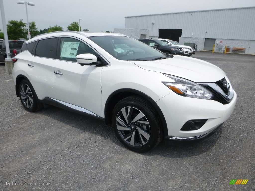 2018 Murano Platinum AWD - Pearl White / Graphite photo #1