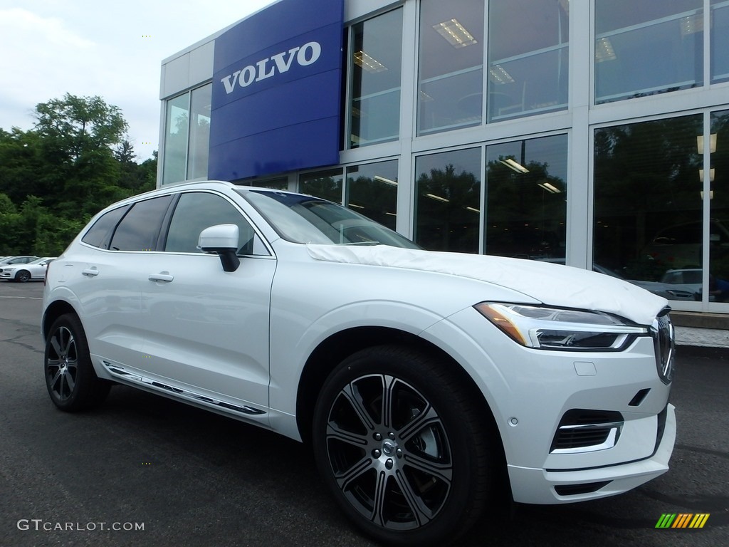 Crystal White Metallic 2018 Volvo XC60 T8 eAWD Plug-in Hybrid Exterior Photo #127623058