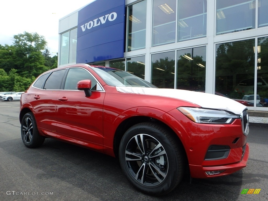 Fusion Red Metallic 2018 Volvo XC60 T6 AWD Momentum Exterior Photo #127623436