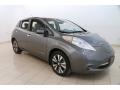 2015 Gun Metallic Nissan LEAF S #127617797