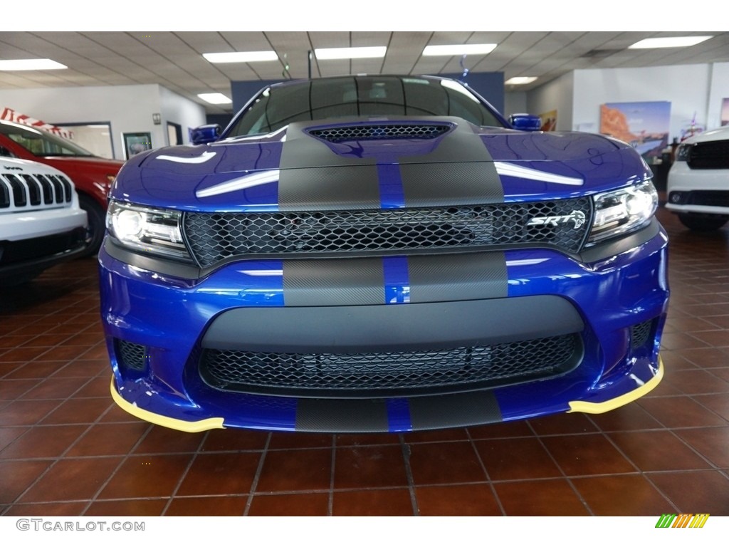 2018 Charger SRT Hellcat - IndiGo Blue / Black photo #2