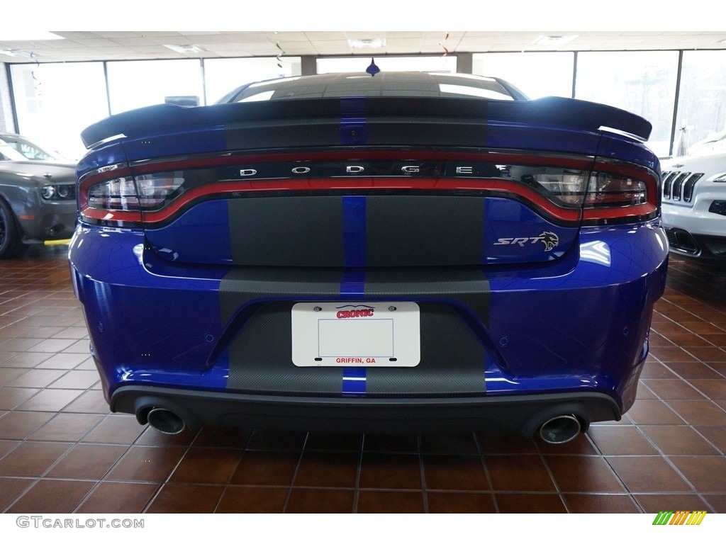 2018 Charger SRT Hellcat - IndiGo Blue / Black photo #6