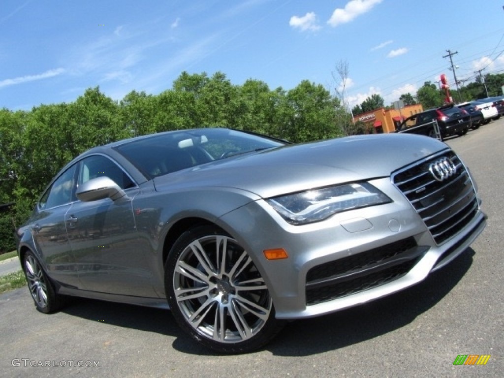 2013 A7 3.0T quattro Prestige - Quartz Gray Metallic / Nougat Brown photo #2