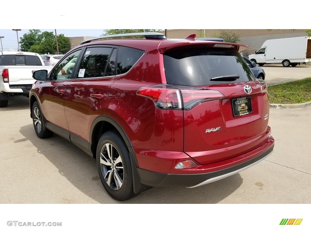 2018 RAV4 XLE - Ruby Flare Pearl / Ash photo #2