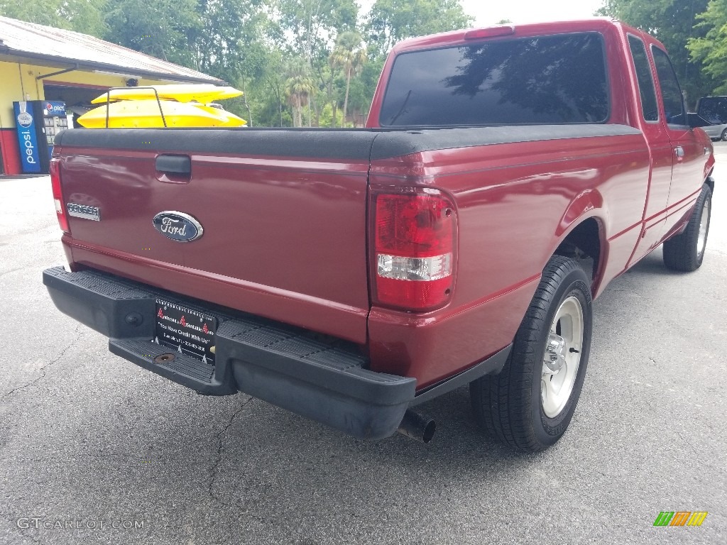 2006 Ranger XLT SuperCab - Redfire Metallic / Medium Dark Flint photo #3