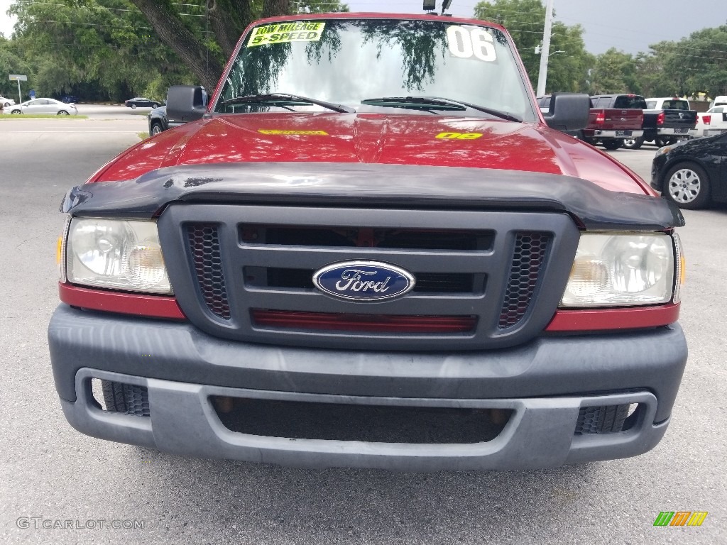 2006 Ranger XLT SuperCab - Redfire Metallic / Medium Dark Flint photo #8