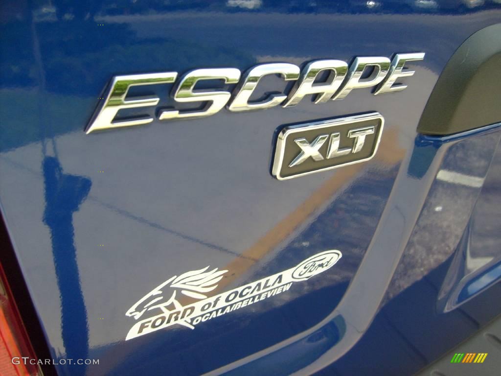 2006 Escape XLT - Sonic Blue Metallic / Medium/Dark Pebble photo #10