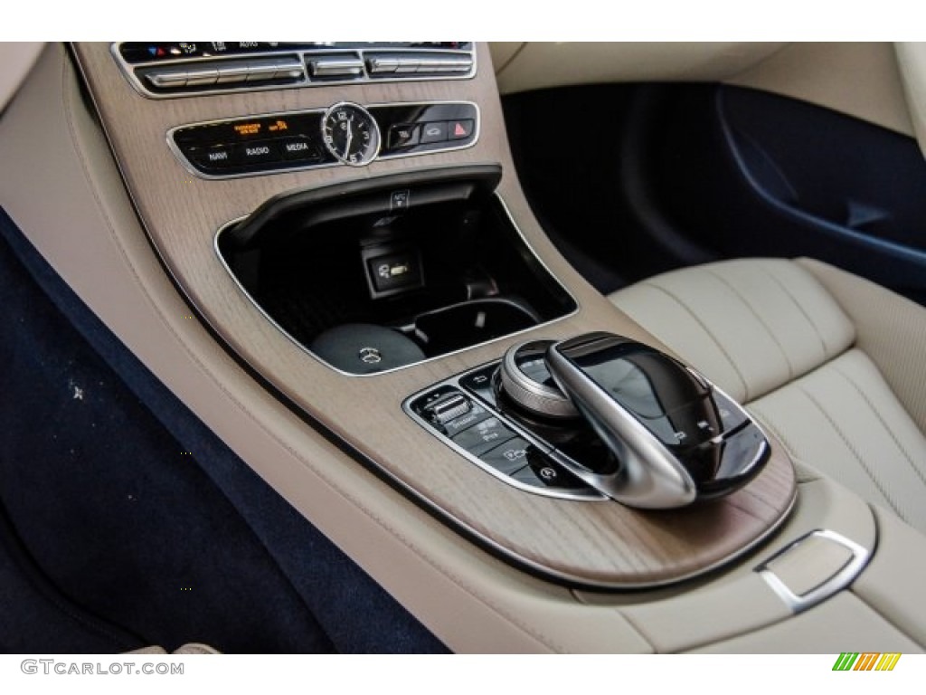 2018 E 400 Coupe - Lunar Blue Metallic / Macchiato Beige/Yacht Blue photo #7