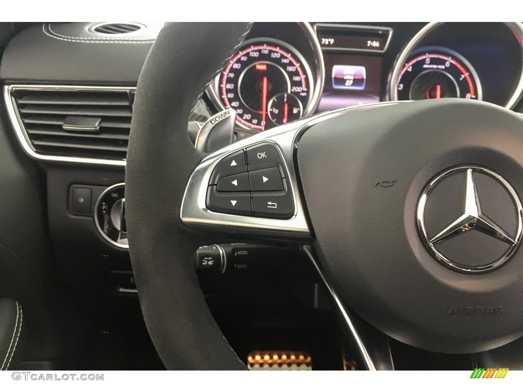 2018 Mercedes-Benz GLE 63 S AMG 4Matic Black Steering Wheel Photo #127627006