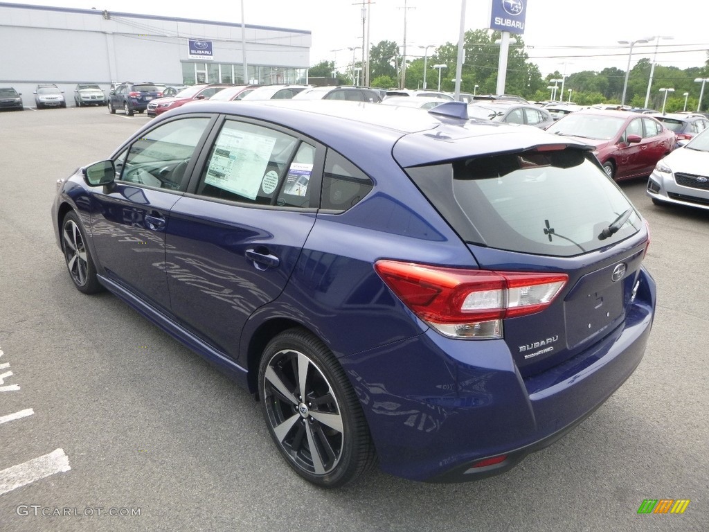 2018 Impreza 2.0i Sport 5-Door - Lapis Blue Metallic / Black photo #6