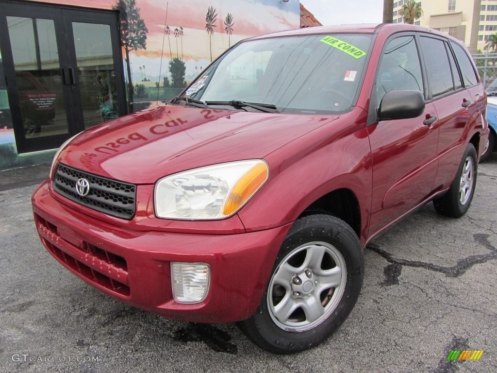 2003 RAV4  - Impulse Red / Gray photo #3