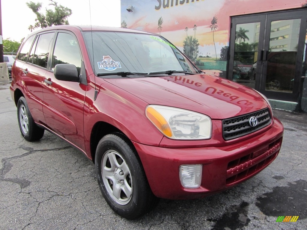 2003 RAV4  - Impulse Red / Gray photo #5