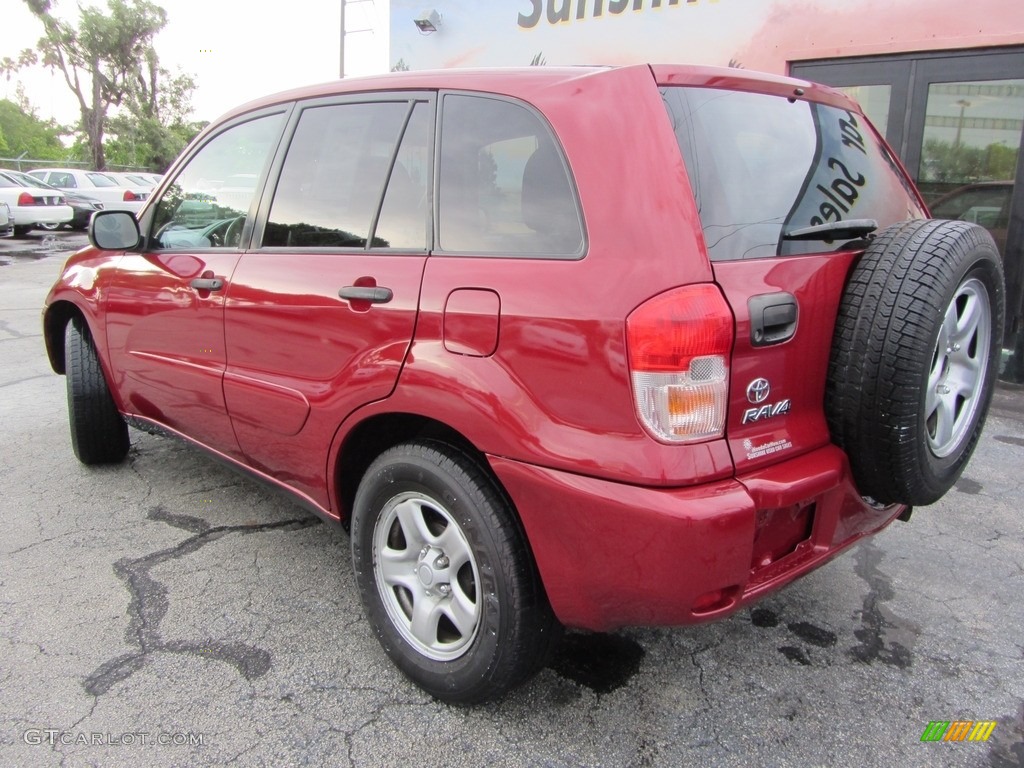 2003 RAV4  - Impulse Red / Gray photo #6