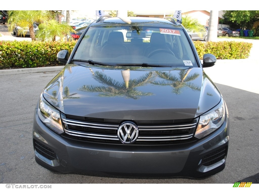 2017 Tiguan S - Pepper Gray Metallic / Charcoal photo #3