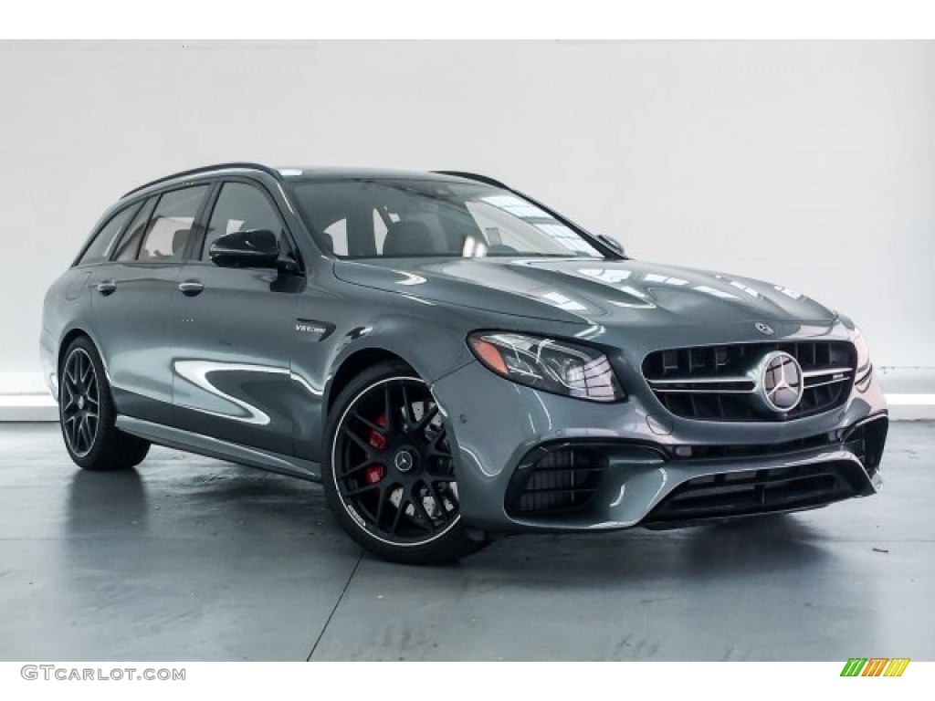 2018 E AMG 63 S 4Matic Wagon - Selenite Grey Metallic / Black photo #12