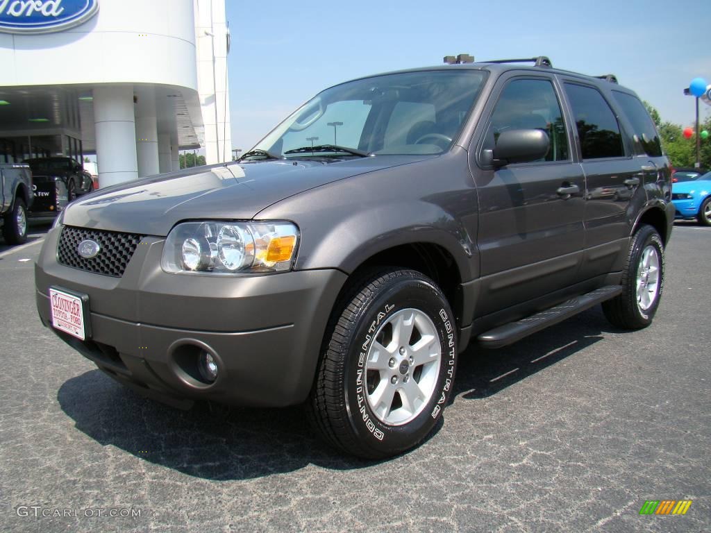 2006 Escape XLT V6 4WD - Dark Shadow Grey Metallic / Medium/Dark Flint photo #6