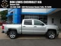 Silver Ice Metallic - Silverado 1500 Custom Crew Cab 4x4 Photo No. 1