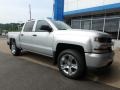 Silver Ice Metallic - Silverado 1500 Custom Crew Cab 4x4 Photo No. 9