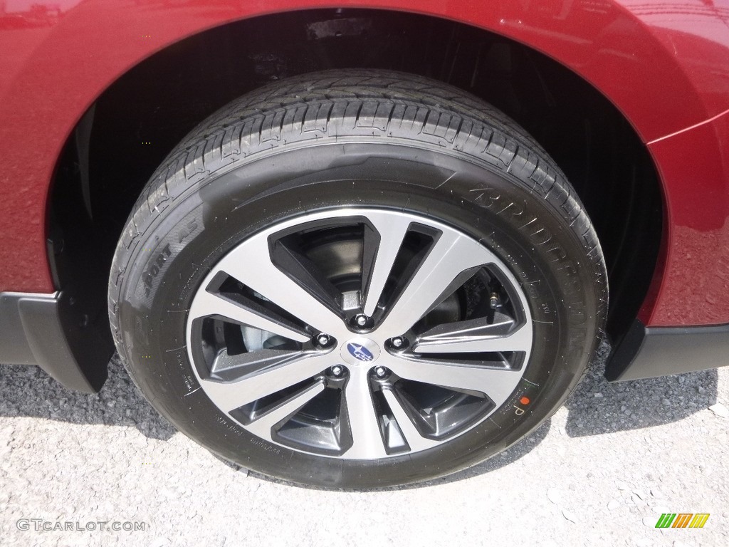 2018 Outback 2.5i Limited - Crimson Red Pearl / Ivory photo #2