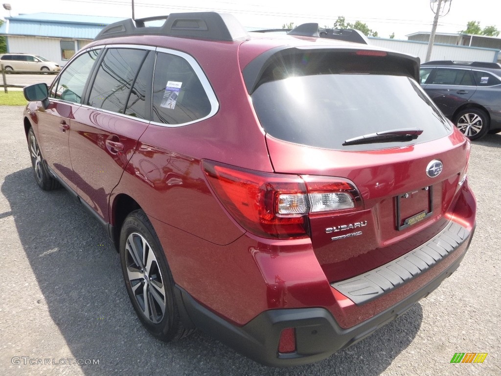 2018 Outback 2.5i Limited - Crimson Red Pearl / Ivory photo #6