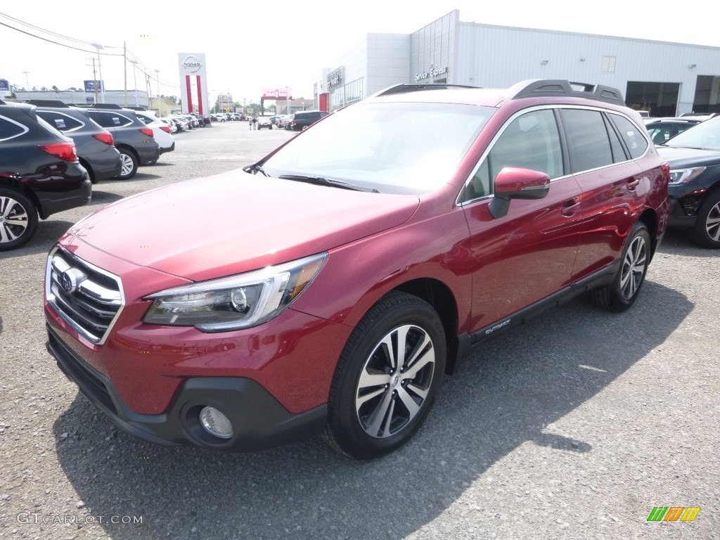 2018 Outback 2.5i Limited - Crimson Red Pearl / Ivory photo #8