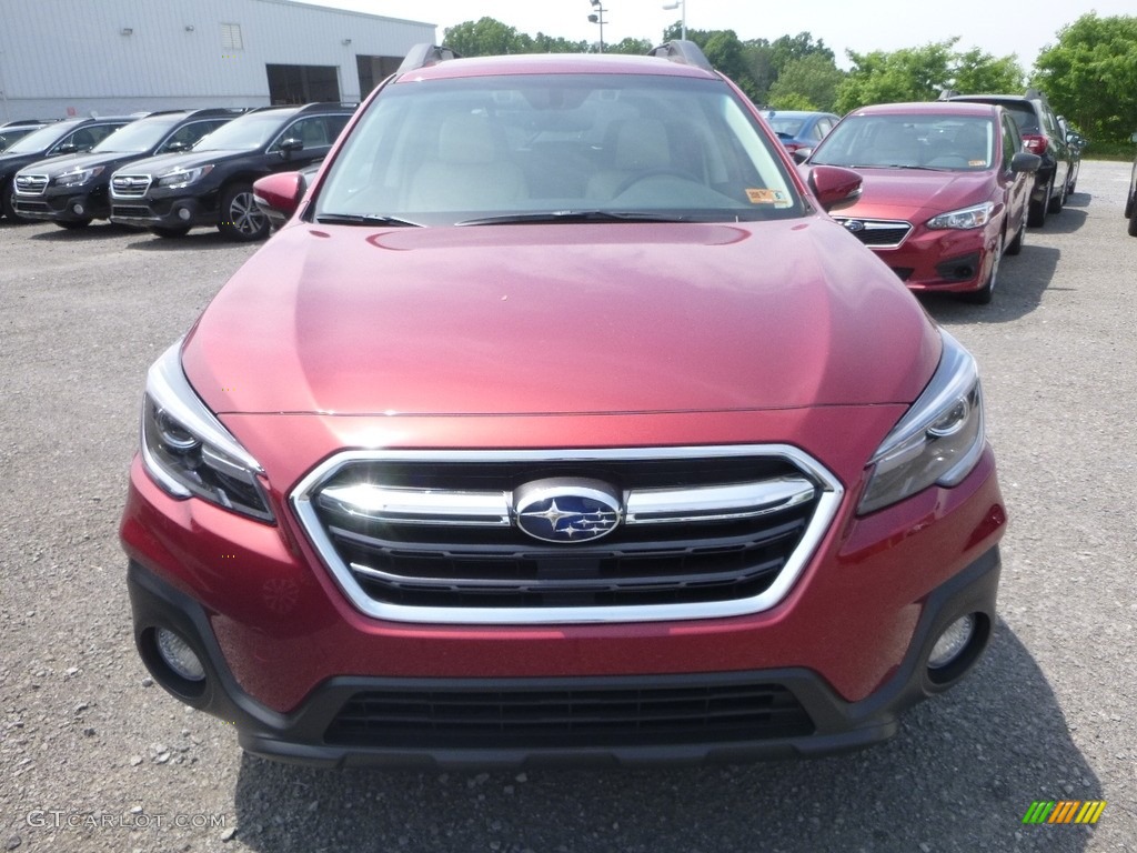 2018 Outback 2.5i Limited - Crimson Red Pearl / Ivory photo #9