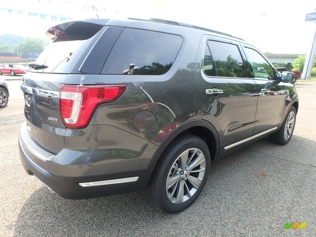 2018 Explorer Limited 4WD - Magnetic Metallic / Ebony Black photo #3