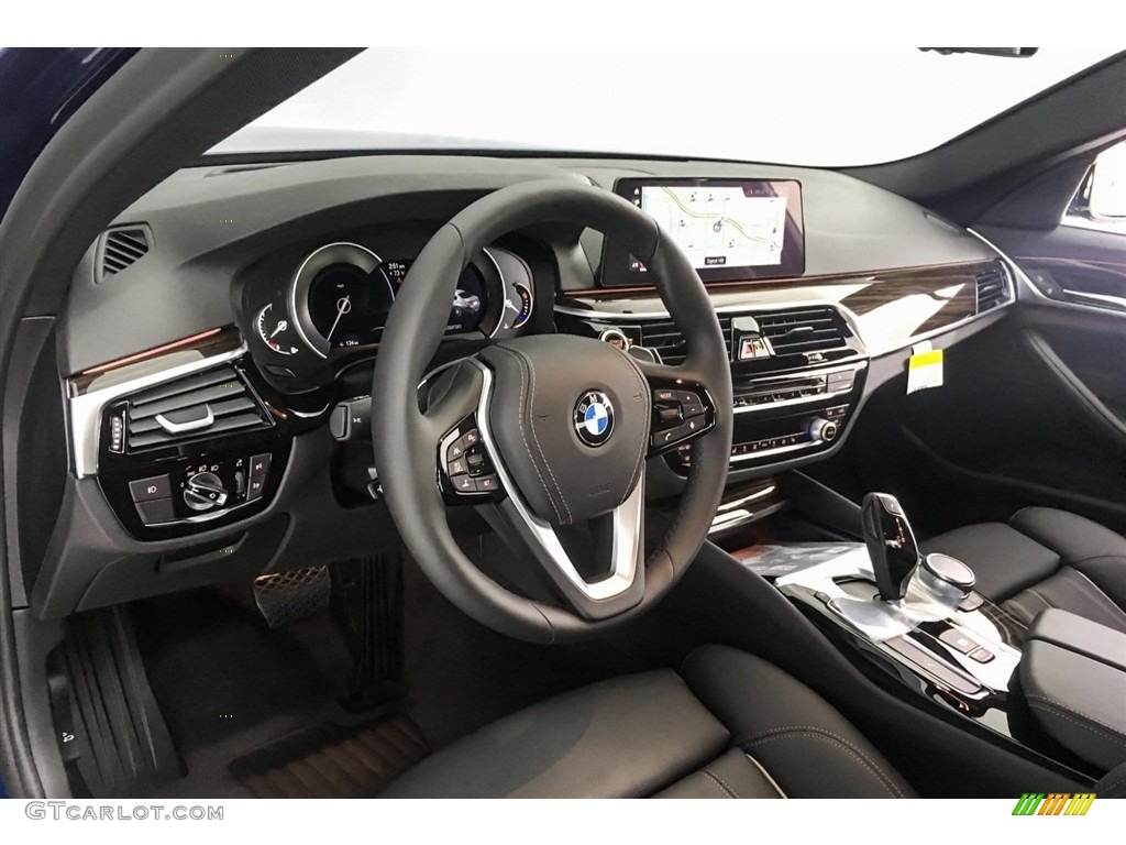 2018 5 Series 540i Sedan - Mediterranean Blue Metallic / Black photo #5