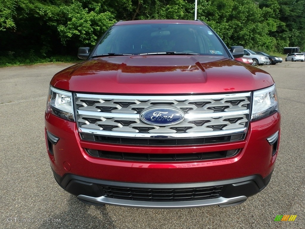 2018 Explorer XLT 4WD - Ruby Red / Ebony Black photo #9