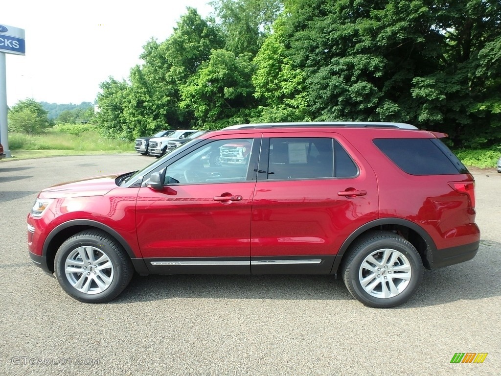 2018 Explorer XLT 4WD - Ruby Red / Ebony Black photo #7