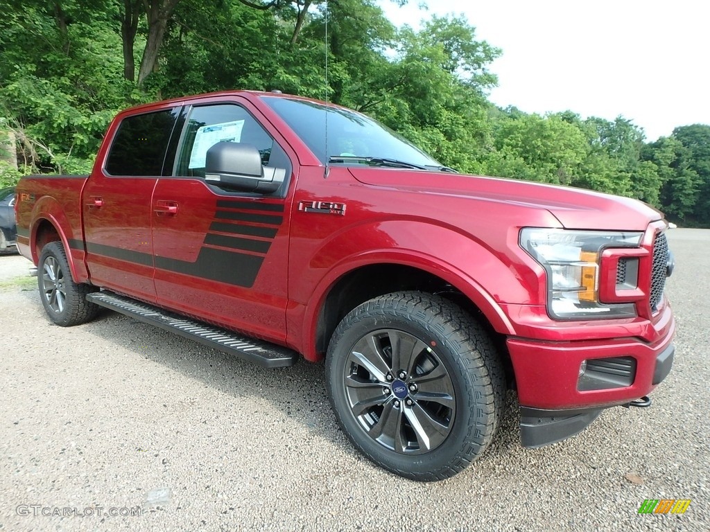 Ruby Red 2018 Ford F150 XLT SuperCrew 4x4 Exterior Photo #127633486
