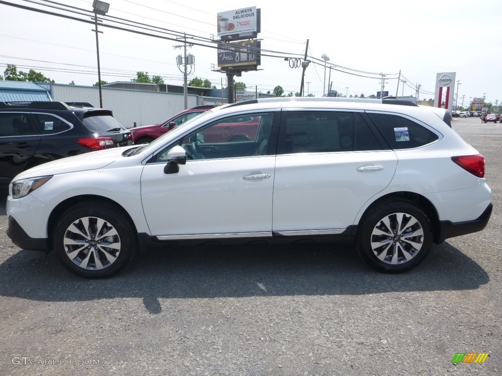 2018 Outback 2.5i Touring - Crystal White Pearl / Java Brown photo #7