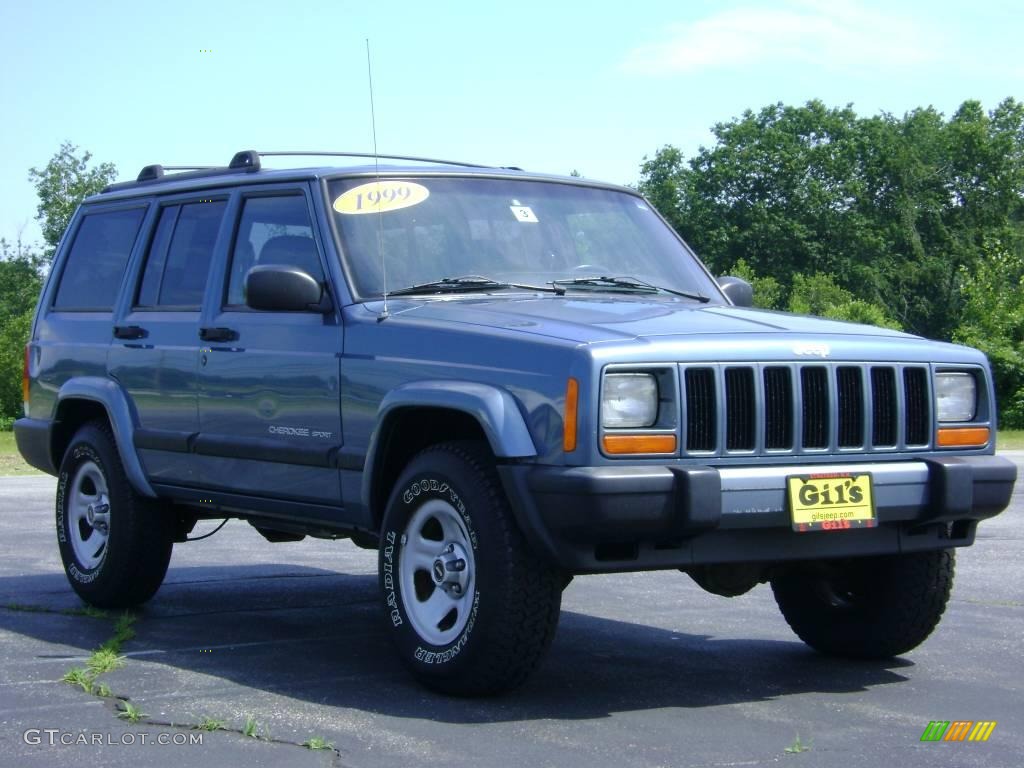 1999 Gunmetal Pearl Jeep Cherokee Sport 4x4 12719462