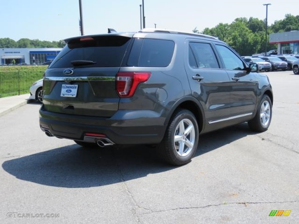 2018 Explorer XLT - Magnetic Metallic / Ebony Black photo #24