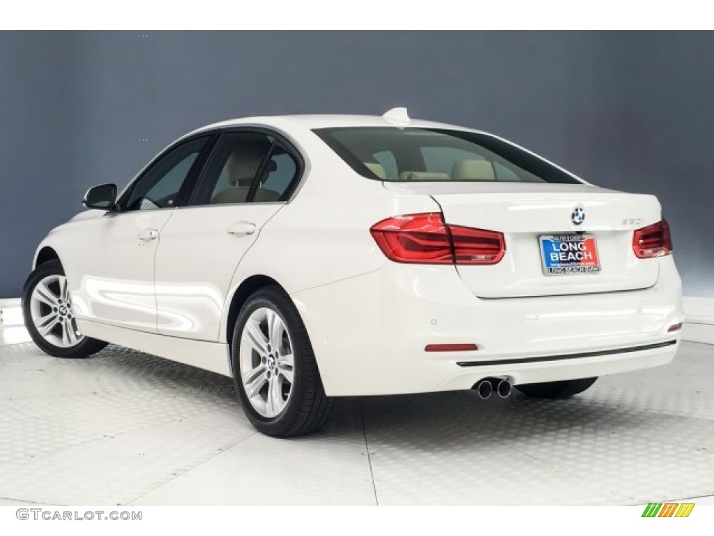 2018 3 Series 330i Sedan - Alpine White / Venetian Beige photo #10