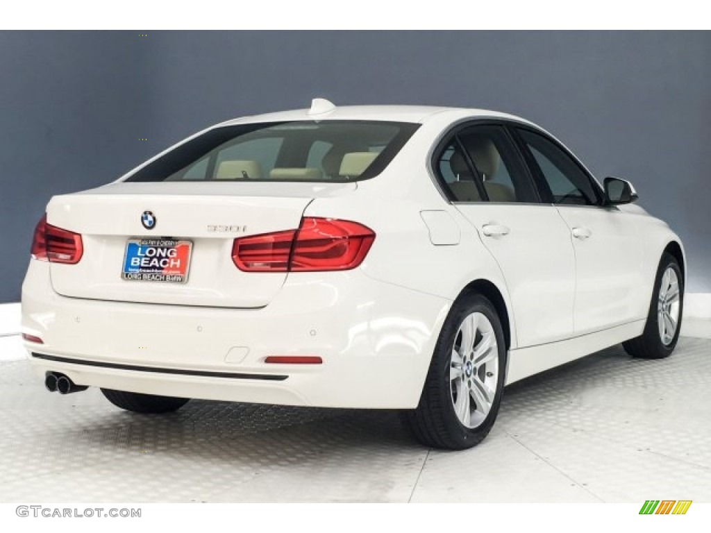 2018 3 Series 330i Sedan - Alpine White / Venetian Beige photo #15