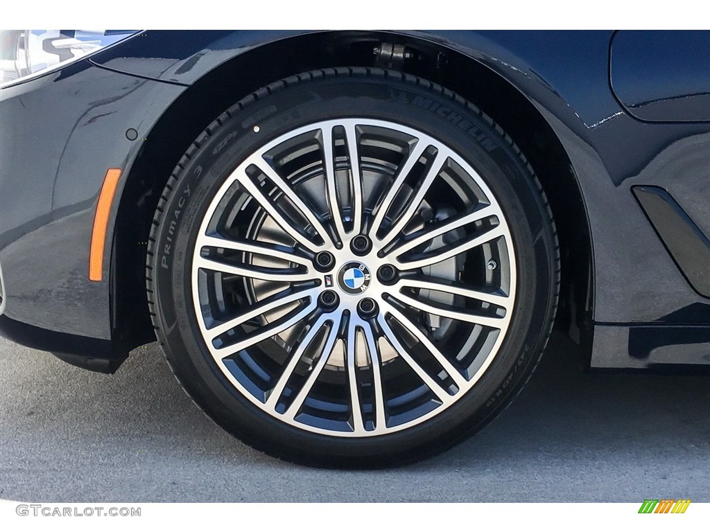 2018 5 Series 530e iPerfomance Sedan - Carbon Black Metallic / Cognac photo #9