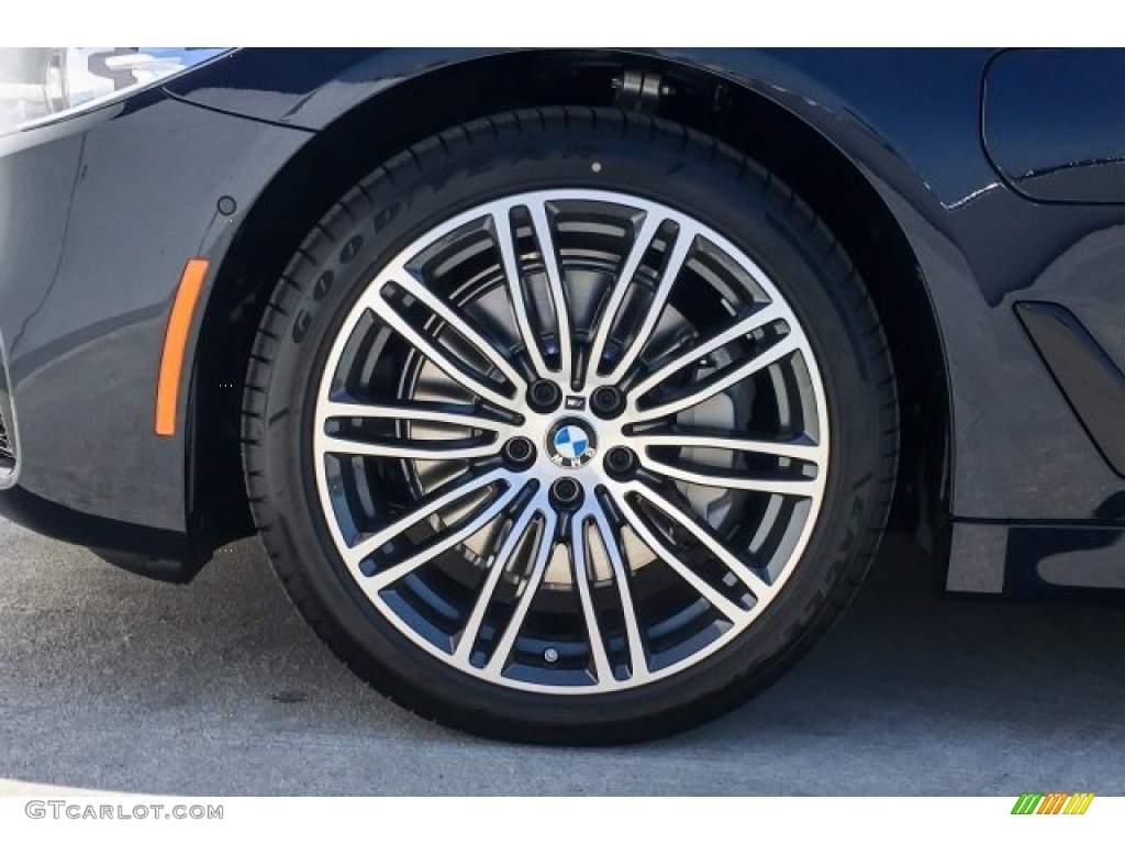 2018 5 Series 530e iPerfomance Sedan - Carbon Black Metallic / Black photo #9