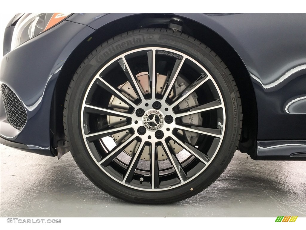 2018 C 300 Coupe - Lunar Blue Metallic / Crystal Grey/Black photo #9
