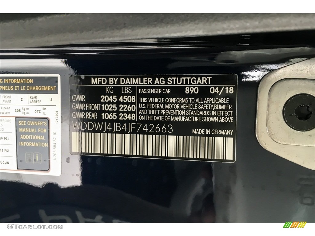 2018 C 300 Coupe - Lunar Blue Metallic / Crystal Grey/Black photo #11