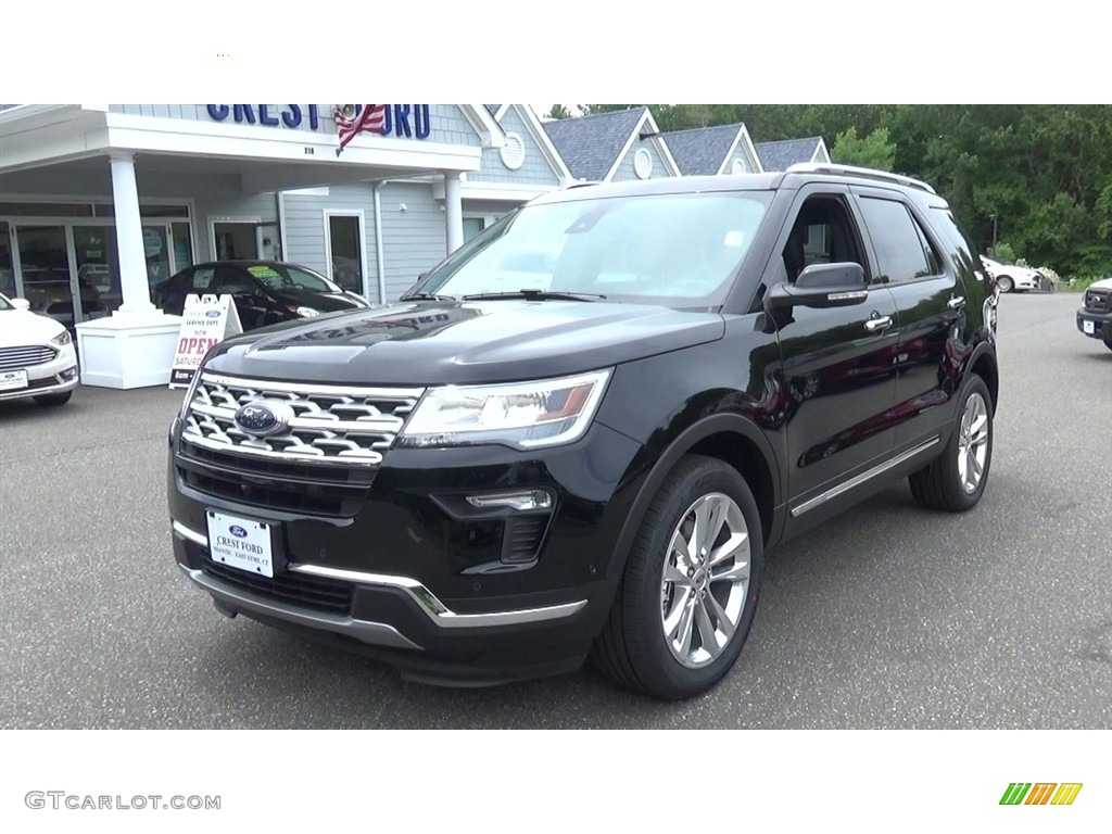 2018 Explorer Limited 4WD - Shadow Black / Ebony Black photo #3