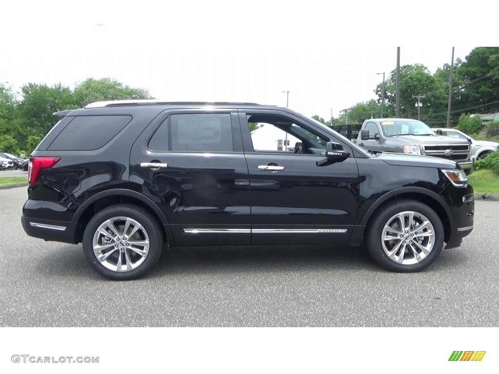 2018 Explorer Limited 4WD - Shadow Black / Ebony Black photo #8