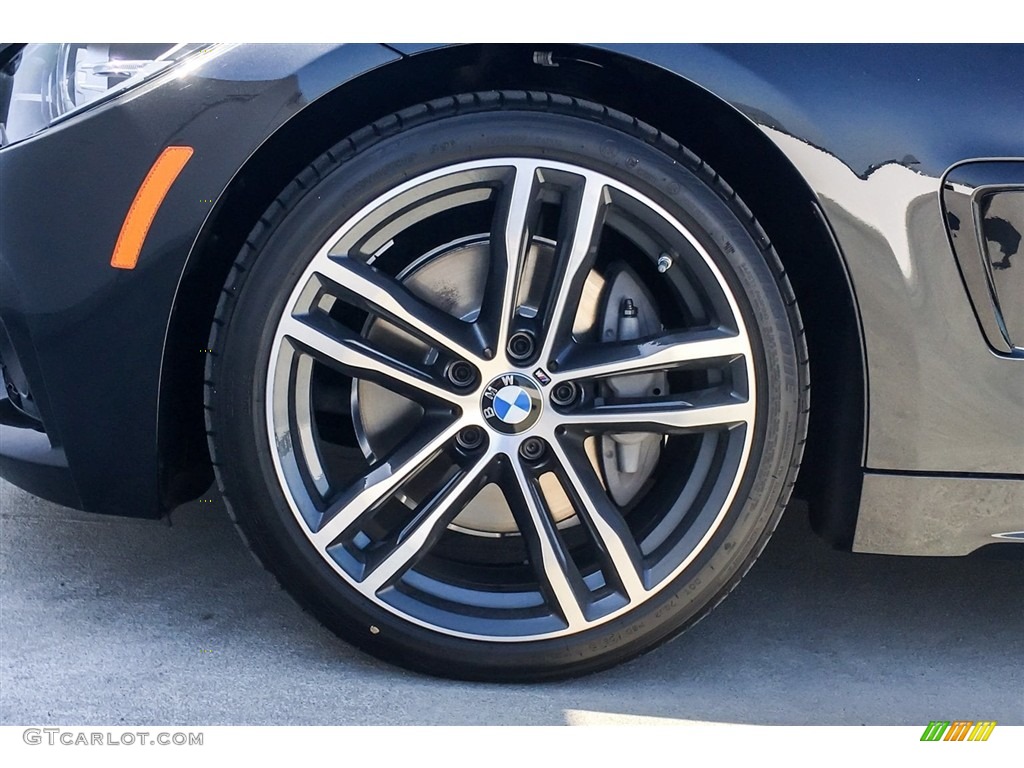 2019 4 Series 440i Gran Coupe - Black Sapphire Metallic / Black photo #9