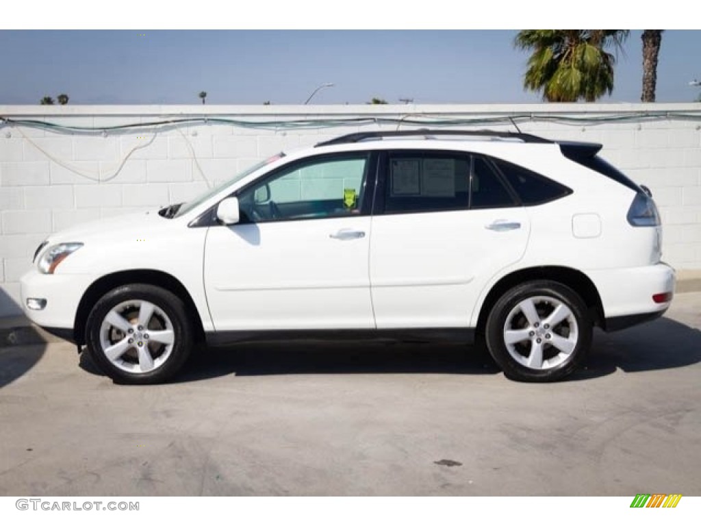 2008 RX 350 - Crystal White / Light Gray photo #9
