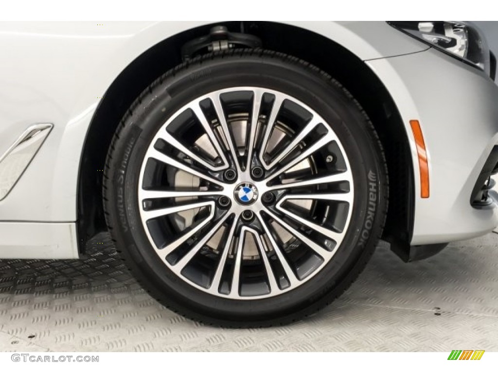 2018 5 Series 530i Sedan - Glacier Silver Metallic / Black photo #8